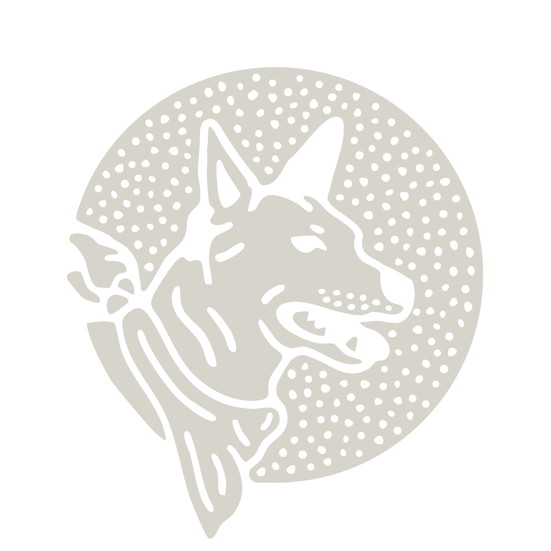 Heeler dog illustration