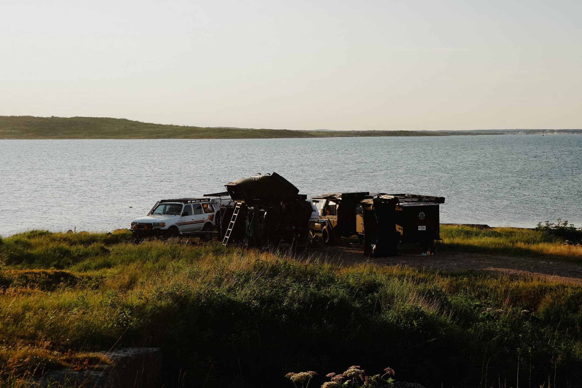 Heeler project photography of an overland campsite